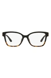 Michael Kors Karlie I 51mm Square Optical Glasses In Dark Tort