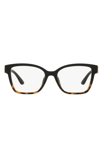 Michael Kors Karlie I 51mm Square Optical Glasses In Dark Tort