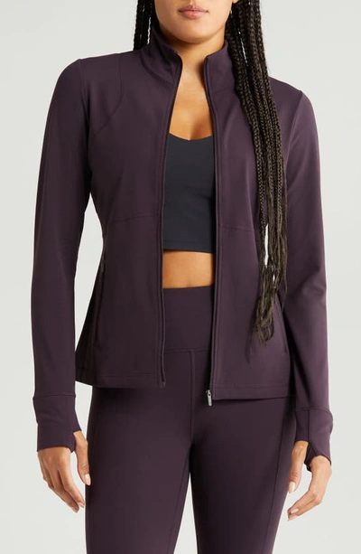 Zella Studio Luxe Performance Jacket In Purple Nebula