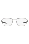 Prada 57mm Pillow Optical Glasses In Gunmetal