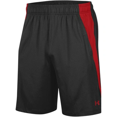 Under Armour Black Wisconsin Badgers Tech Vent Shorts