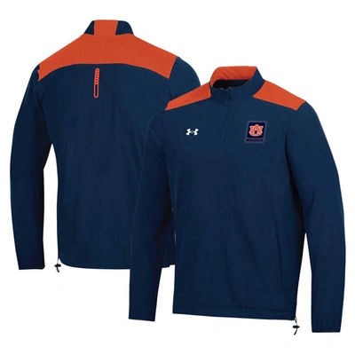 Under Armour Men's  Navy Auburn Tigers 2023 Motivate Half-zip Top