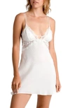 In Bloom By Jonquil Lace Satin Chemise In Multi