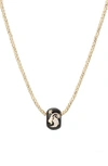 Adina Reyter Diamond Zodiac Pendant Necklace In Yellow Gold / Capricorn