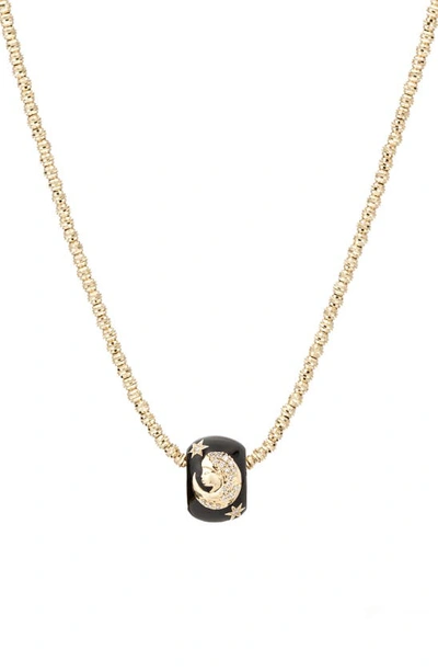 Adina Reyter Diamond Zodiac Pendant Necklace In Gold