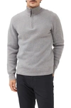 Rodd & Gunn Robbies Road Quarter Zip Sweater In Dusk