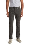 Frame L'homme Corduroy Slim Jeans In Charcoal Grey