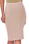 House Of Cb Shahla Pencil Skirt In Taupe