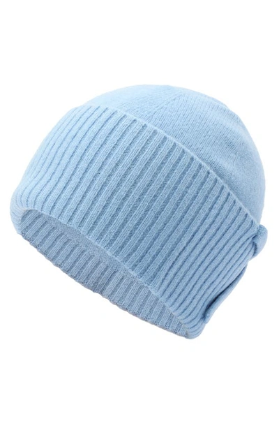 Kate Spade Bow Accent Wool Beanie In Autumn Sky
