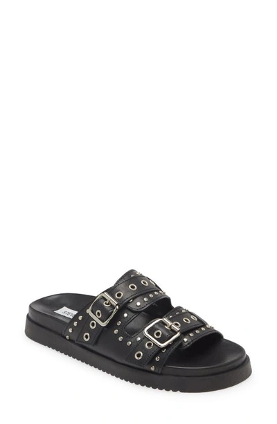 Steve Madden Melanie Slide Sandal In Black