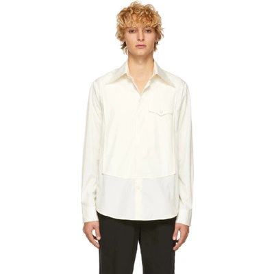 St-henri Ssense Exclusive Off-white Dimanche Shirt In Ivory