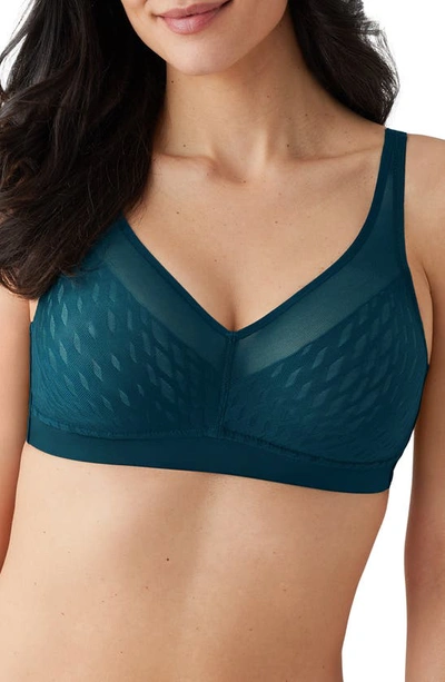 Wacoal Elevated Allure Wireless Bra In Dark Sea | ModeSens