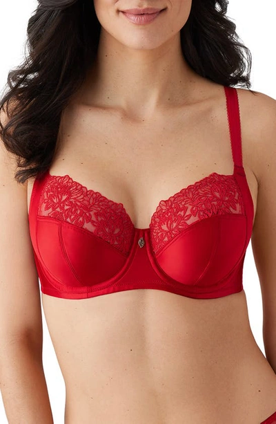 Wacoal Side Note Full Coverage Underwire Bra In Barbados Cherry