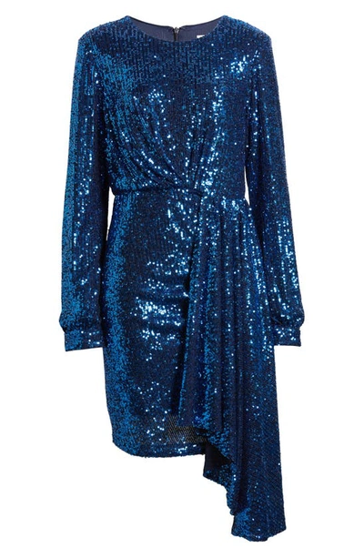 badgley mischka long sleeve sequin dress Amazon.com: ONE33 Social High Neck Solid Long Sleeve Sequin Party Dress 8  Lime : Clothing, Shoes & Jewelry