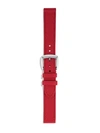 David Yurman Albion Leather Watch Strap In Red