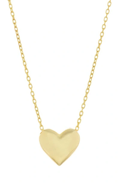 Argento Vivo Bubble Heart Pendant Necklace In Gold