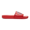 Champion Men's Ipo Slide Sandals From Finish Line In Blue/red/red