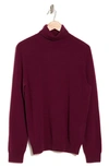 Stewart Of Scotland Turtleneck Cashmere Sweater In Bordeaux
