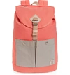 Doughnut Montana Water Repellent Backpack In Peach/ Ivory