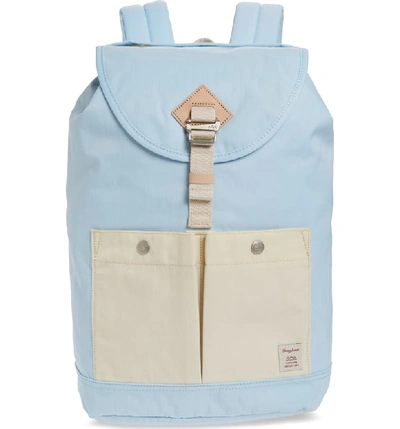 Doughnut Montana Water Repellent Backpack - Blue In Iceberg/ Cream