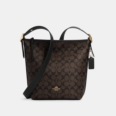 Coach Outlet Val Duffle In Signature Canvas In Multi