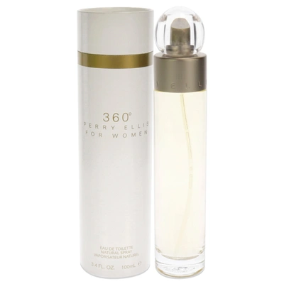 Perry Ellis 360 By  For Women - 3.4 oz Edt Spray