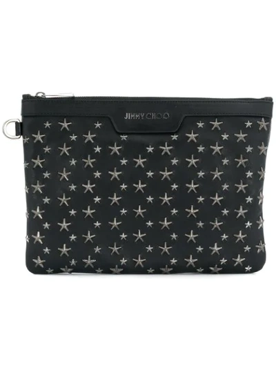 Jimmy Choo Derek Clutch Bag In Black