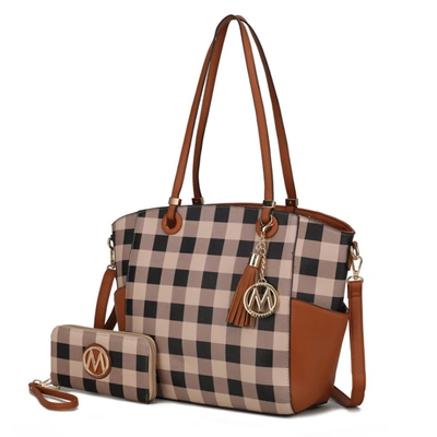 Mkf Collection By Mia K Karlie Tote Bag With Wallet - 2 Pieces In Multi