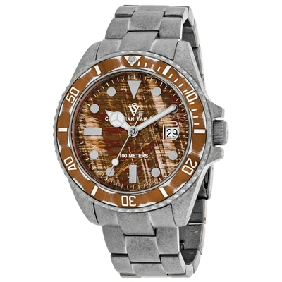 Christian Van Sant Men's Brown Dial Watch