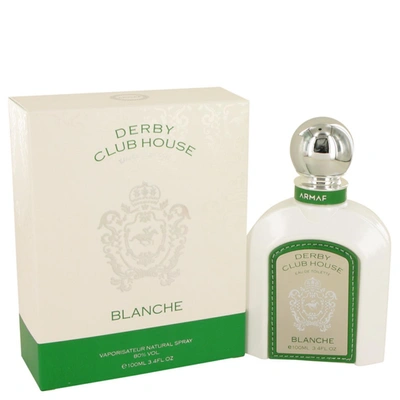 Armaf 538260 3.4 oz Derby Blanche White Edt Spray For Men