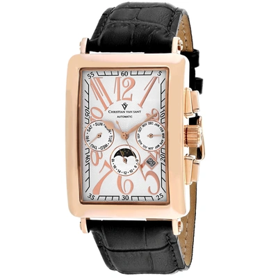 Christian Van Sant Men's White Dial Watch