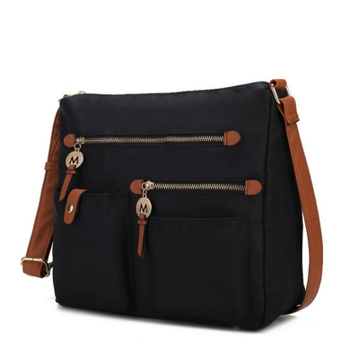Mkf Collection By Mia K Serena Color-block Nylon Women's Shoulder Bag In Multi