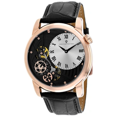 Christian Van Sant Men's Silver Dial Watch