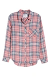 Rails Hunter Plaid Shirt In Indigo Raspberry