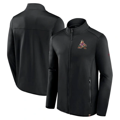 Fanatics Branded  Black Arizona Coyotes Authentic Pro Full-zip Jacket