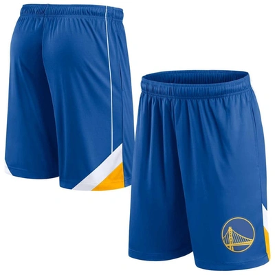 Fanatics Branded Royal Golden State Warriors Slice Shorts