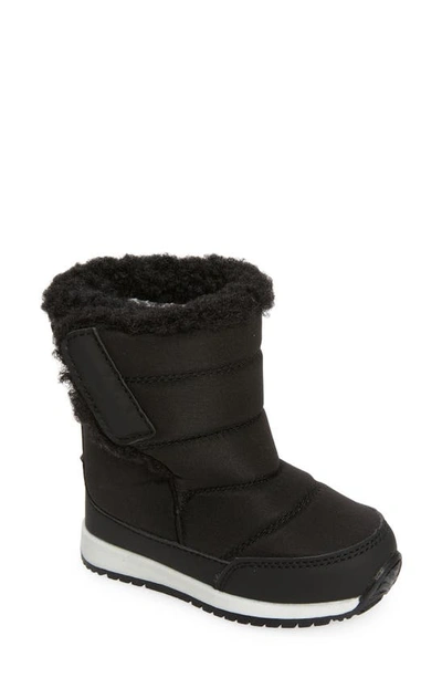 Tucker + Tate Kids' Brisk Faux Shearling Lined Snow Boot In Black