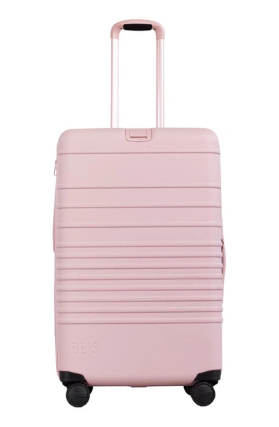 Beis The 26-inch Check-in Roller Bag In Atlas Pink