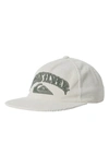 Quiksilver Curbed Corduroy Baseball Cap In Snow White