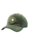 Billabong Embroidered Logo Cotton Twill Baseball Cap In Avocado