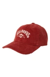 Billabong Embroidered Logo Cotton Twill Baseball Cap In Red Rock