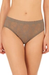 Natori Bliss Allure Lace Girl Briefs In Stormy