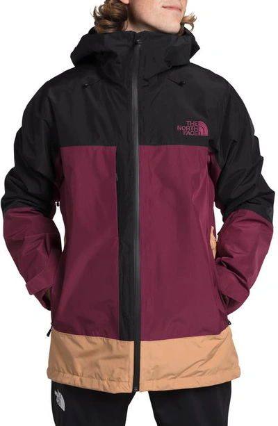 The North Face 2-in-1 Thermoball™ Heatseeker™ Eco Triclimate® Snow Jacket In Boysenberry/ Tnf Black