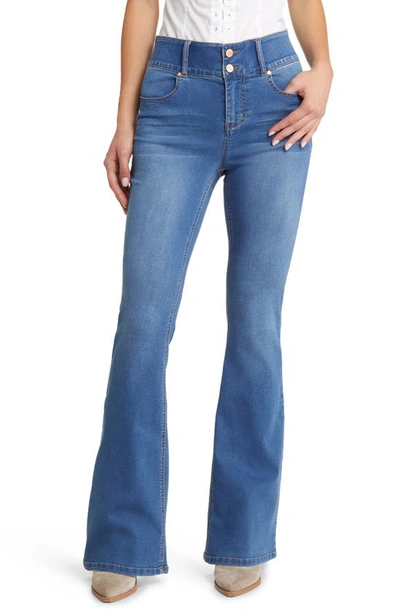 1822 Denim Fit & Lift High Waist Flare Jeans In Elsie