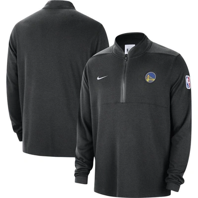 Nike Black Golden State Warriors Authentic Performance Half-zip Jacket