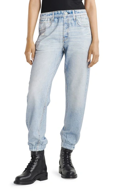 Rag & Bone Miramar Faux Jeans Cotton Joggers In Meadowblue