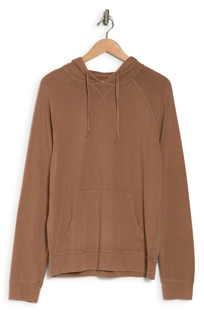 Abound Cotton Acid Wash Hoodie In Brown Bark