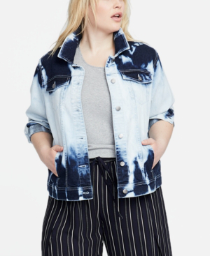 cloud wash denim jacket