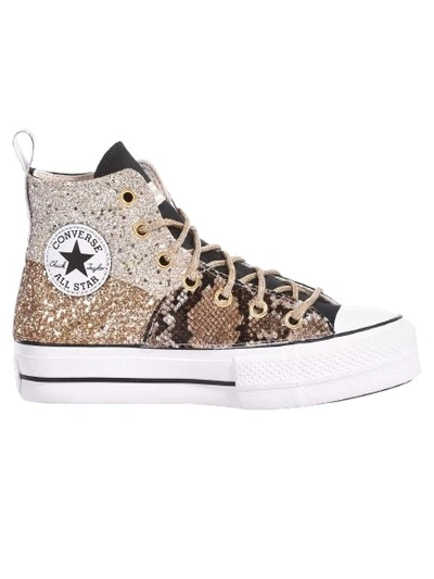 Converse Platform Champagne, Gold In Pink