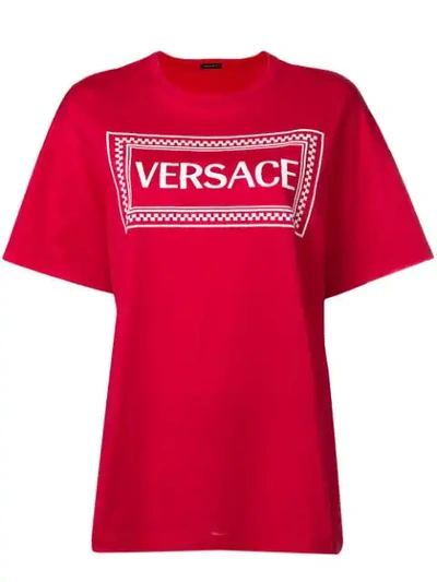Versace T-shirt In Red